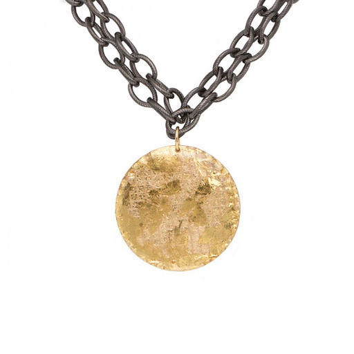 [EV.FASH.0052710] Copenhagen Disc Pendant Gold