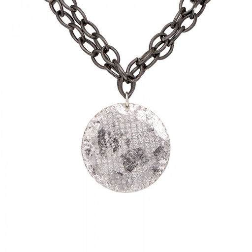 [EV.FASH.0052711] Copenhagen Disc Pendant Silver