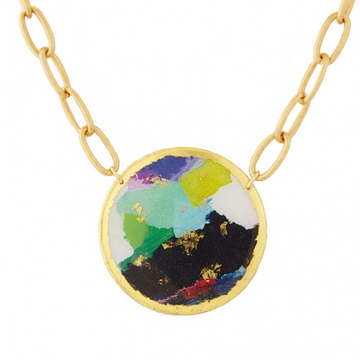 [EV.FASH.0052713] Large Berlin Double Sided Pendant