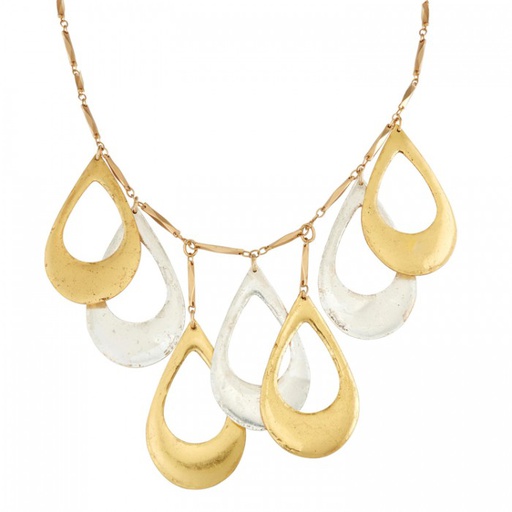 [EV.FASH.0052763] Athena Necklace - Gold & Silver
