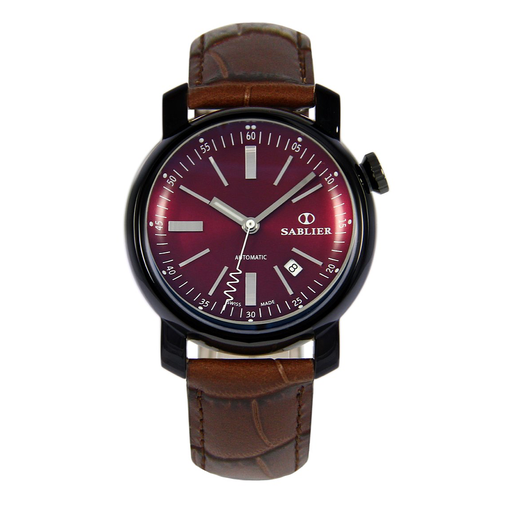 [SA.WATC.0053005] Sablier Grand Cru 44mm Dlc Wristwatch With Corkscrew Seconds Hand
