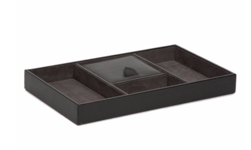 [WO.JEWE.0053058] Blake Grey & Black Valet Tray