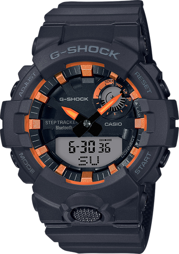 [VI.WATC.0053255] G-Shock Ana-Digi Blu Step-Tracker Black/Orange
