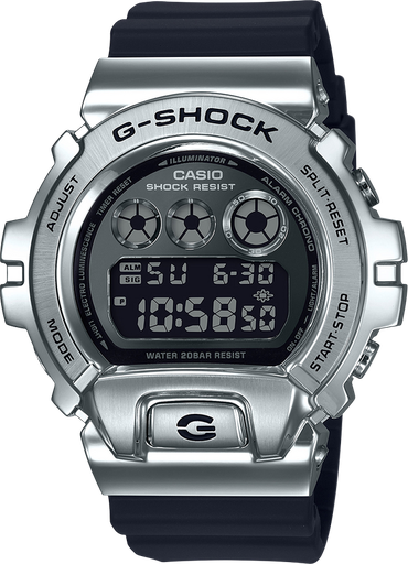 [VI.WATC.0053256] G-Shock Metal Bezel Silver/Black