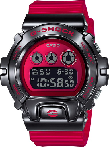 [VI.WATC.0053258] G-Shock Metal Bezel Black/Red