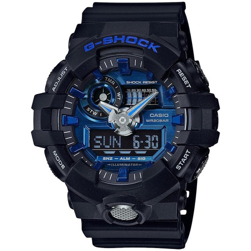 [VI.WATC.0053261] G-Shock Ana-Digi Super Illuminator Black/Blue
