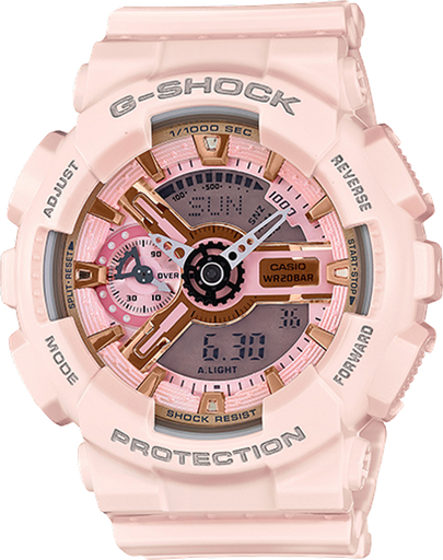 [VI.WATC.0053262] G-Shock Szsmall Ana-Digi Crazy Color Light Pink