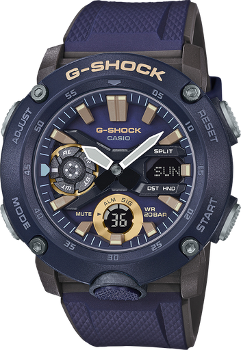 [VI.WATC.0053268] G-Shock G-Carbon Core Guard 3d Ana-Digi Darl Blue