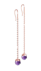[TE.FASH.0053366] Hollywood Stone Long Dangle Earrings