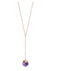 [TE.FASH.0053370] Hollywood Stone Y Necklace With 1 Bead