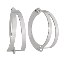 [TE.FASH.0053401] Iconic Split Hoops Earrings