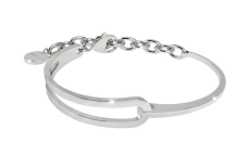 [TE.FASH.0053403] Iconic Smooth Hoop Split Bracelet