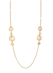 [TE.FASH.0053407] R-Zero Long Necklace With 8 Circles