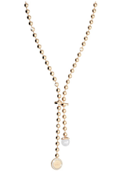 [TE.FASH.0053419] Hollywood Pearl Lariat Necklace