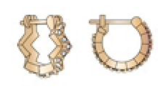 [TE.FASH.0053438] Dubai Silver Earrings With Stones