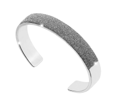 [TE.FASH.0053450] Jolie Silver Cuff Bracelet