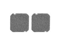 [TE.FASH.0053451] Jolie Silver Square Button Earrings