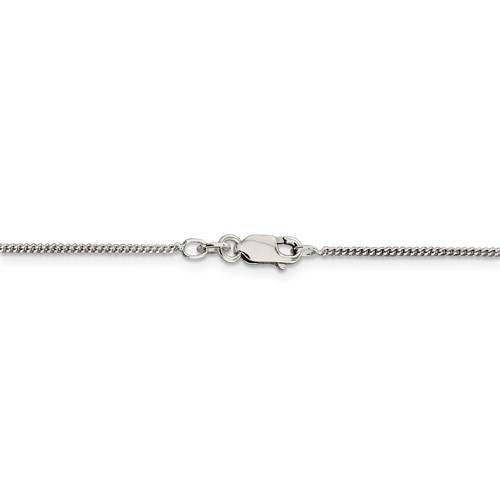 [QU.FASH.0053636] Sterling Silver 1.15mm Open Curb Chain