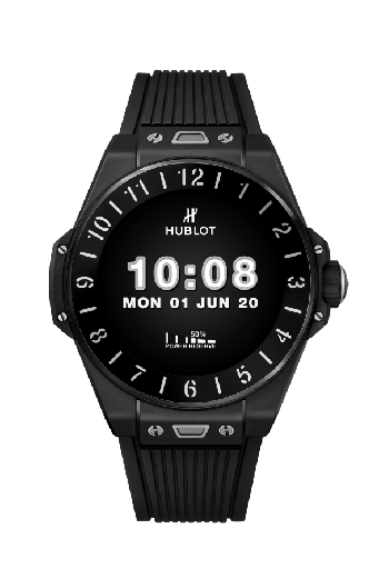 [WE.WATC.0053742] E Black Ceramic Smart Watch