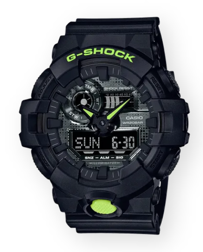 [VI.WATC.0053761] G-Shock Analog-Digital With Vivid Yellow