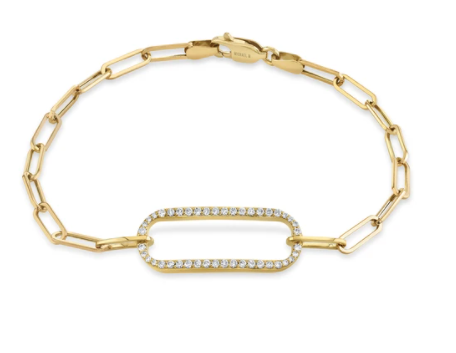 [MI.DIAM.0054193] Pave Singleton Bracelet