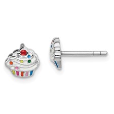 [QU.KIDS.0054315] Kids Cupcake Earrings