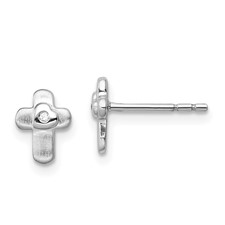 [QU.KIDS.0054319] Kids Flower Heart Earrings