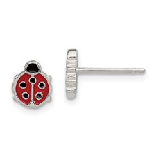 [QU.KIDS.0054320] Kids Ladybug Earrings
