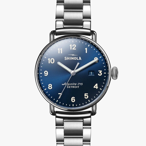 [SH.WATC.0054787] Canfield 3hd 43mm Steel Watch On Bracelet