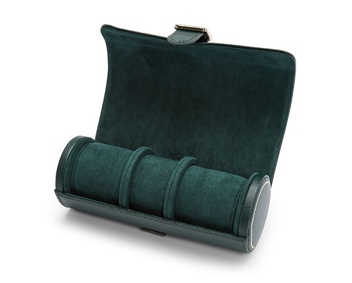 [WO.WATC.0055069] British Racing Green Triple Watch Roll