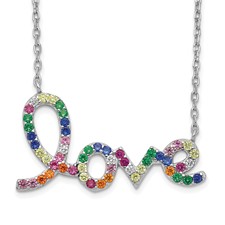 [QU.FNEC.0055312] Colorful Love Necklace