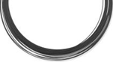 [AL.FNEC.0055379] Black Cable 30 Strand Choker Necklace