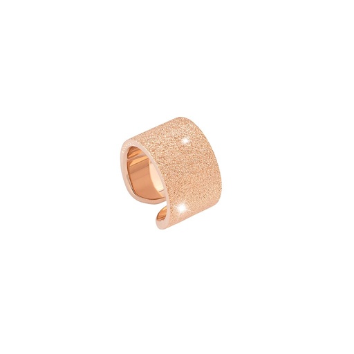 [TE.FRNG.0055403] Stockholm Frosted Cigar Band Ring