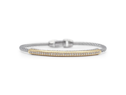 [AL.FBRA.0055567] Cable Channel Bar Bracelet