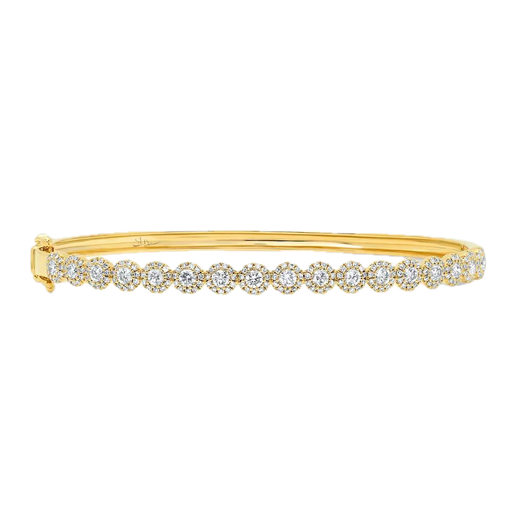 Round Station Bangle Bracelet