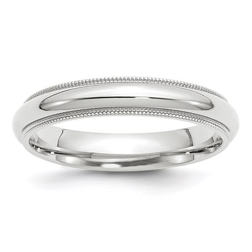 [QU.WCLS.0055942] 4mm Milgrain Comfort Fit Band
