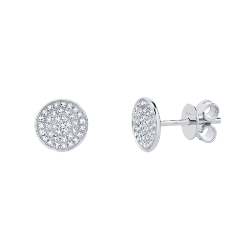 [SH.DERR.0071693] Pave Diamond Stud Earrings