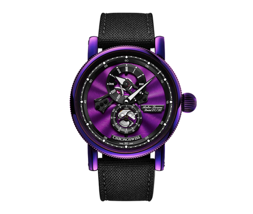 [WTCH.00072443] Flying Regulator Open Gear "Purple Rain"