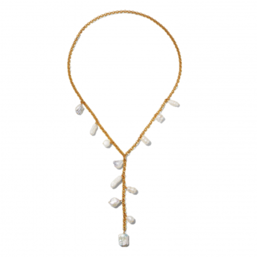 [FNEC.00072506] Baroque Pearl Y Necklace