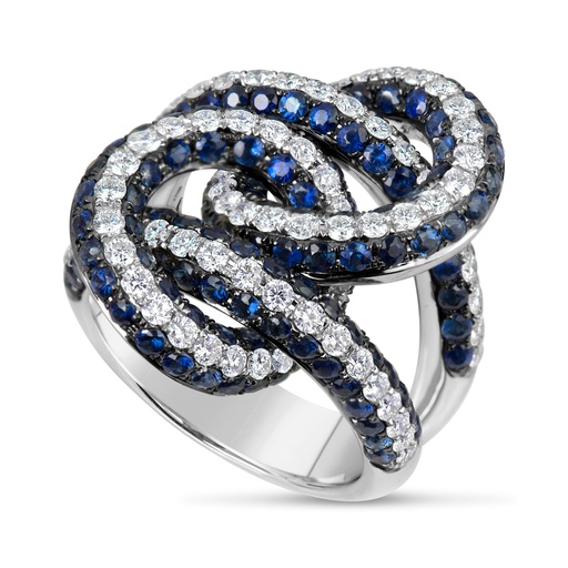 [GJRG.00072995] Colored Stone &amp; Diamond Ring