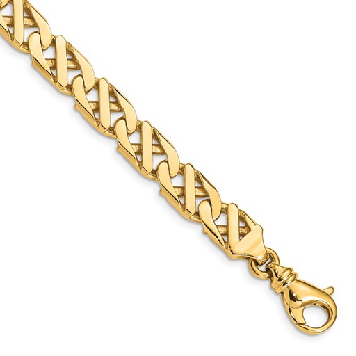 Hand Polished Fancy Link Bracelet