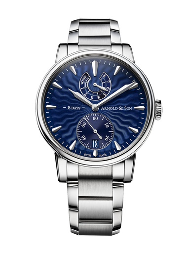 [WTCH.00073908] Eight-Day Royal Navy Blue Guilloche