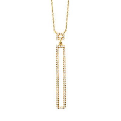 [DNCK.00073924] Yellow Gold Diamond Necklace