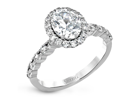 Oval Halo Ring