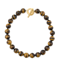 [FNEC.00075646] Tigers Eye Necklace