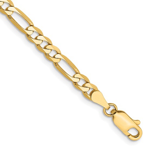 Flat Figaro with Lobster Clasp Chain