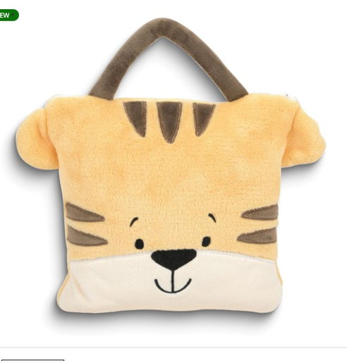 [GIFT.00075820] Izzy and Oliver Baby Polyester Tiger Travel Blanket