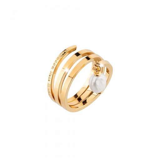 [FRNG.00076278] Butterfly Ring With White Pearl