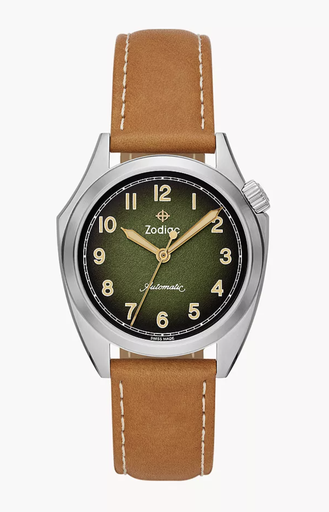 [WTCH.00077215] Field Olympos Automatic Leather Watch