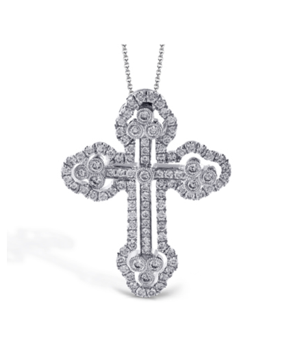 [DPND.00077399] Diamond Cross Pendant